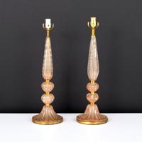 Pair of Large Lamps Attributed to Barovier & Toso - Sold for $1,187 on 05-06-2017 (Lot 199).jpg